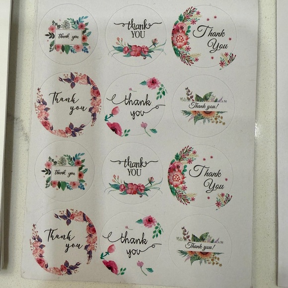 Assorted Thank You Sticker Pack - Picture 6 of 12